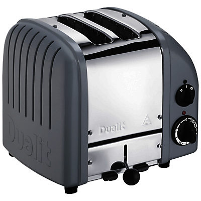 Dualit Made to Order Classic 2-Slice Toaster Stainless Steel/Telegrey Dark